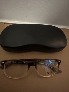 Ray-Ban Brown Gradient Wayfarer Glasses